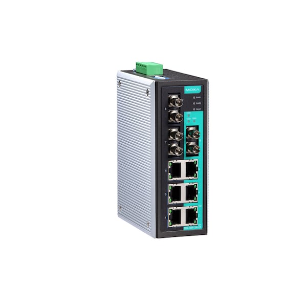 Indust. Unmgd Eth. Swtch W/ 6 10/100Baset(X)Ports, Eds-309-3M-St-T